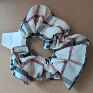 Plaid Scrunchie Hair Scrlunchie Accessory